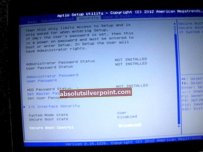 Sådan løses problemet med 'Secure Boot Violation - Invalid Signature Detected' problem på Windows?