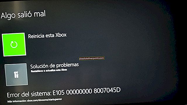 Xbox One Startup System Error E105