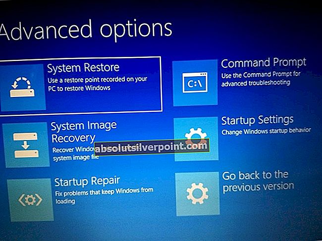 Popravek: V operacijskem sistemu Windows 10 manjkajo nastavitve vdelane programske opreme UEFI